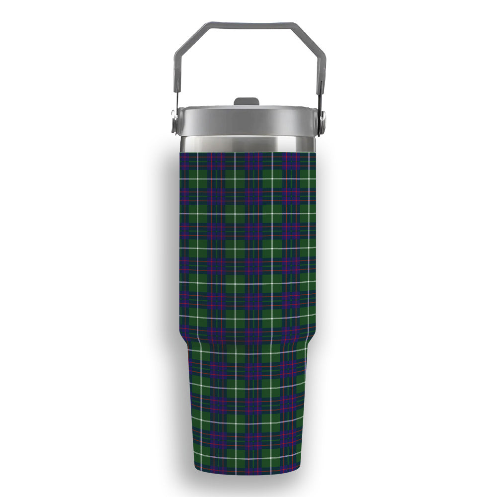 ScotsTee Shop Scottish MacIntyre Hunting Modern Tartan Flip Straw Tumbler 20oz 30oz