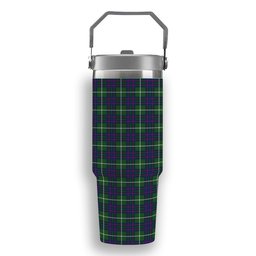 ScotsTee Shop Scottish MacIntyre Hunting Modern Tartan Flip Straw Tumbler 20oz 30oz