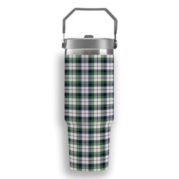 ScotsTee Shop Scottish Mcnaghten Dress Modern Tartan Flip Straw Tumbler 20oz 30oz