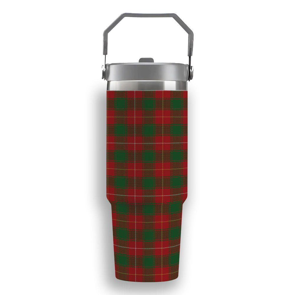 ScotsTee Shop Scottish MacPhie Tartan Flip Straw Tumbler 20oz 30oz