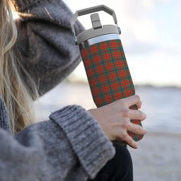 ScotsTee Shop Scottish MacLean of Duart Ancient Tartan Flip Straw Tumbler 20oz 30oz