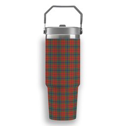 ScotsTee Shop Scottish MacLean of Duart Ancient Tartan Flip Straw Tumbler 20oz 30oz
