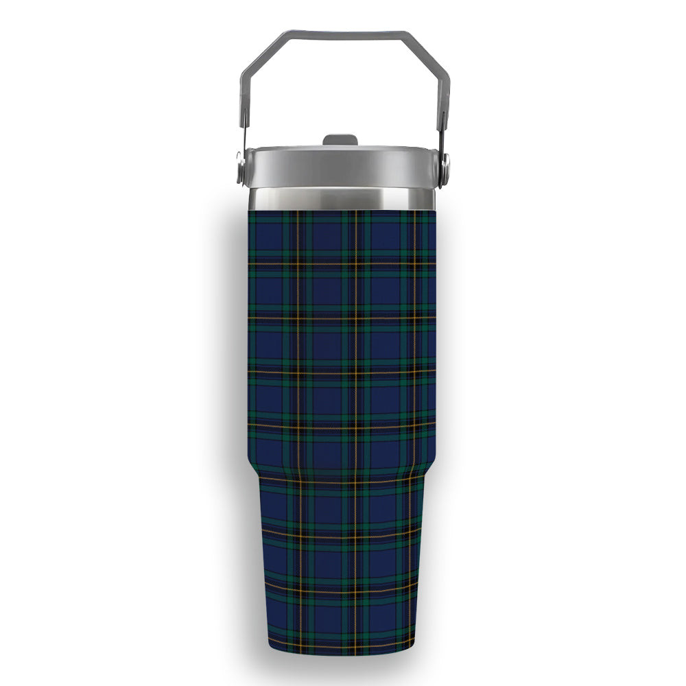 ScotsTee Shop Scottish Murray of Elibank Modern Tartan Flip Straw Tumbler 20oz 30oz