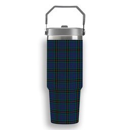 ScotsTee Shop Scottish Murray of Elibank Modern Tartan Flip Straw Tumbler 20oz 30oz