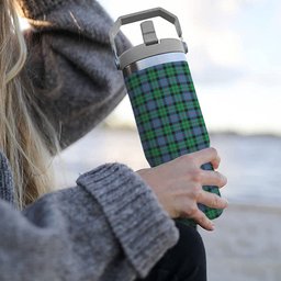 ScotsTee Shop Scottish Morrison Ancient Tartan Flip Straw Tumbler 20oz 30oz