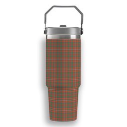 ScotsTee Shop Scottish McKinnon Ancient Tartan Flip Straw Tumbler 20oz 30oz