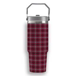ScotsTee Shop Scottish Little Tartan Flip Straw Tumbler 20oz 30oz