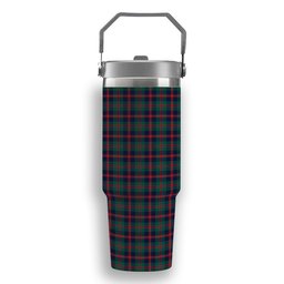 ScotsTee Shop Scottish Robertson of Struan Modern Tartan Flip Straw Tumbler 20oz 30oz