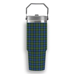 ScotsTee Shop Scottish McLaren Ancient Tartan Flip Straw Tumbler 20oz 30oz