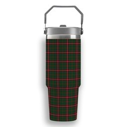 ScotsTee Shop Scottish King George VI Tartan Flip Straw Tumbler 20oz 30oz