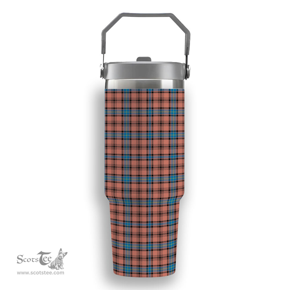 ScotsTee Shop Scottish Hannay Dress Modern Tartan Flip Straw Tumbler 20oz 30oz