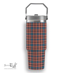 ScotsTee Shop Scottish Hannay Dress Modern Tartan Flip Straw Tumbler 20oz 30oz