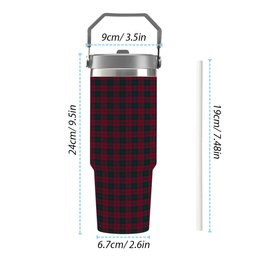 ScotsTee Shop Scottish Lindsay 1 Tartan Flip Straw Tumbler 20oz 30oz