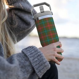 ScotsTee Shop Scottish Wilson Ancient Clan Tartan Flip Straw Tumbler 20oz 30oz