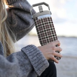 ScotsTee Shop Scottish Little Arisaid Ancient Tartan Flip Straw Tumbler 20oz 30oz