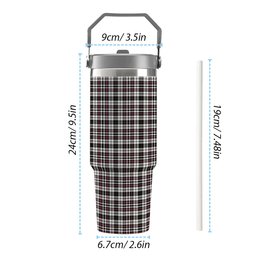 ScotsTee Shop Scottish Little Arisaid Ancient Tartan Flip Straw Tumbler 20oz 30oz