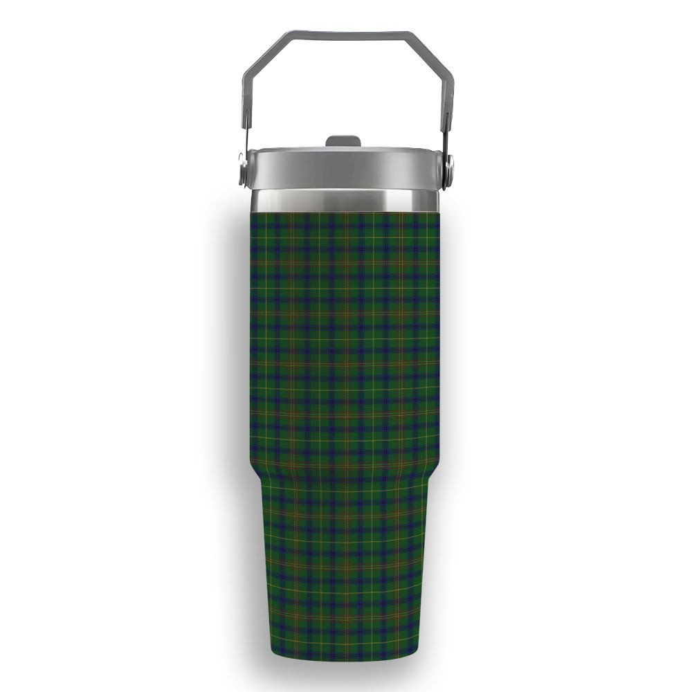 ScotsTee Shop Scottish Holmes Tartan Flip Straw Tumbler 20oz 30oz
