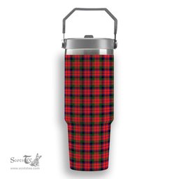 ScotsTee Shop Scottish MacNachten Modern Tartan Flip Straw Tumbler 20oz 30oz