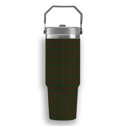 ScotsTee Shop Scottish Macnaughton Hunting Tartan Flip Straw Tumbler 20oz 30oz