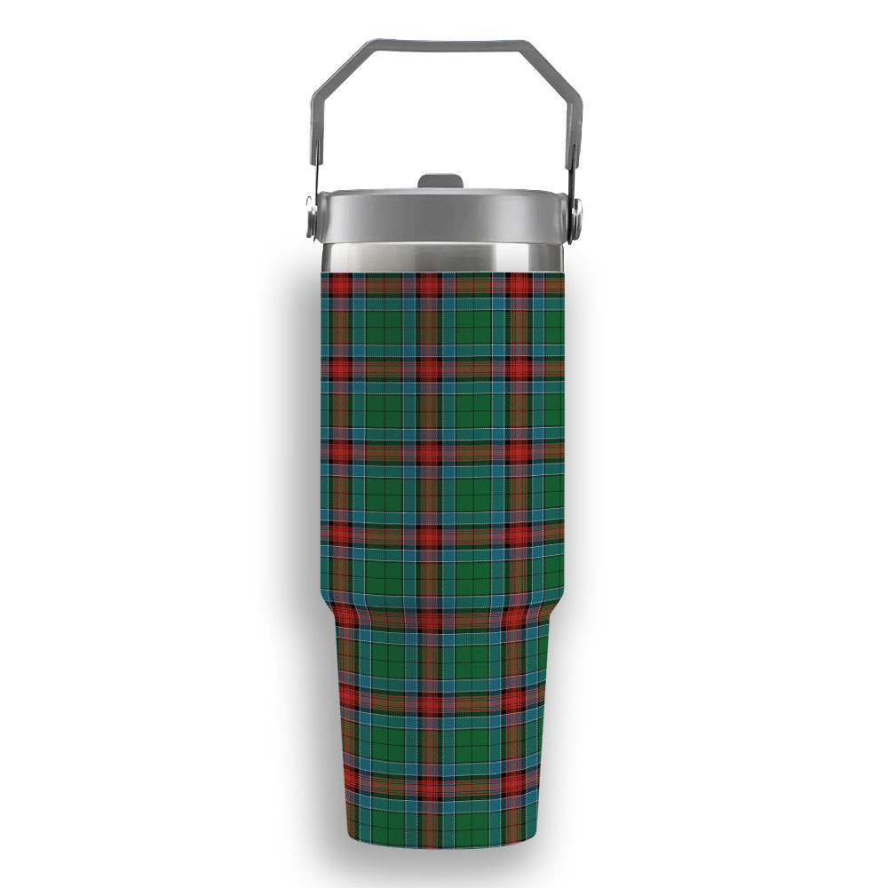 ScotsTee Shop Scottish Jardine Dress Ancient Tartan Flip Straw Tumbler 20oz 30oz