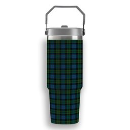 ScotsTee Shop Scottish McCoy Tartan Flip Straw Tumbler 20oz 30oz