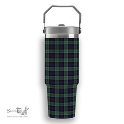 ScotsTee Shop Scottish Syme Tartan Flip Straw Tumbler 20oz 30oz