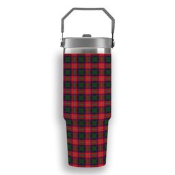 ScotsTee Shop Scottish Waugh Tartan Flip Straw Tumbler 20oz 30oz