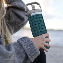 ScotsTee Shop Scottish Thomson Ancient Tartan Flip Straw Tumbler 20oz 30oz
