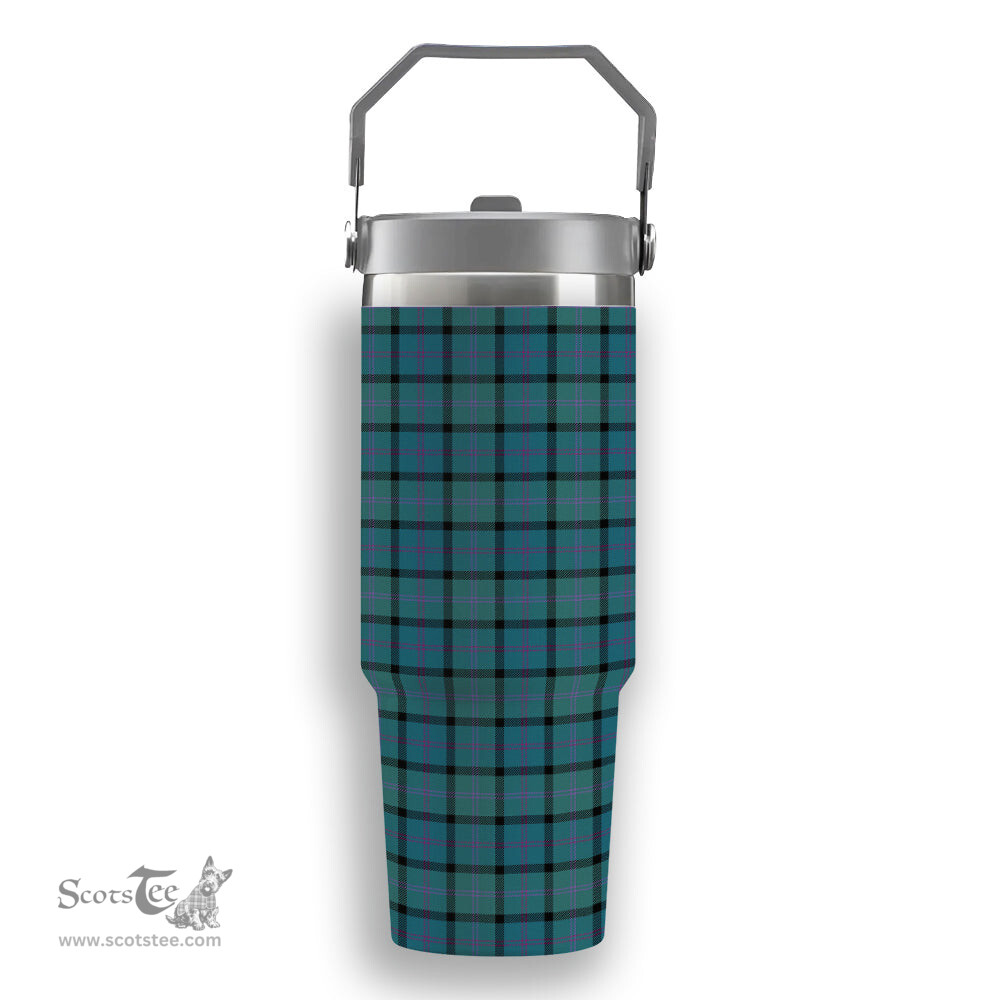 ScotsTee Shop Scottish Thomson Ancient Tartan Flip Straw Tumbler 20oz 30oz