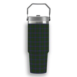ScotsTee Shop Scottish Ogilvie of Inverarity Wilsons_ Tartan Flip Straw Tumbler 20oz 30oz