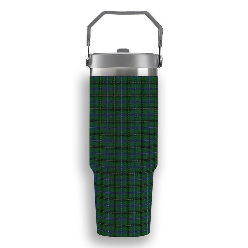 ScotsTee Shop Scottish MacKendrick Tartan Flip Straw Tumbler 20oz 30oz