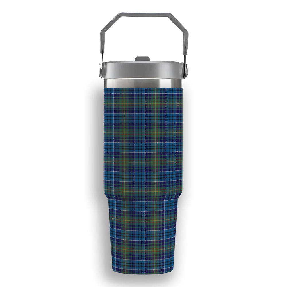 ScotsTee Shop Scottish O'Sullivan Tartan Flip Straw Tumbler 20oz 30oz