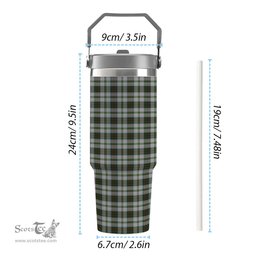 ScotsTee Shop Scottish Taylor Dress 2 Tartan Flip Straw Tumbler 20oz 30oz