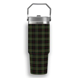 ScotsTee Shop Scottish MacDiarmid Tartan Flip Straw Tumbler 20oz 30oz