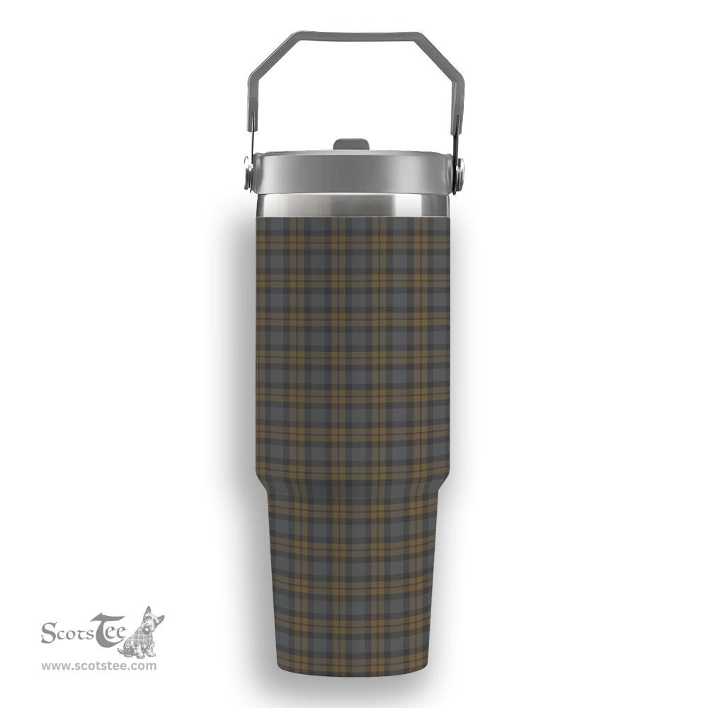 ScotsTee Shop Scottish Outlander 3 Tartan Flip Straw Tumbler 20oz 30oz