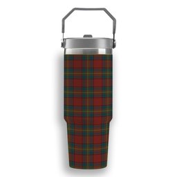 ScotsTee Shop Scottish Oliver Dress Red Tartan Flip Straw Tumbler 20oz 30oz