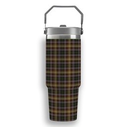 ScotsTee Shop Scottish MacKay of Strathnaver Tartan Flip Straw Tumbler 20oz 30oz