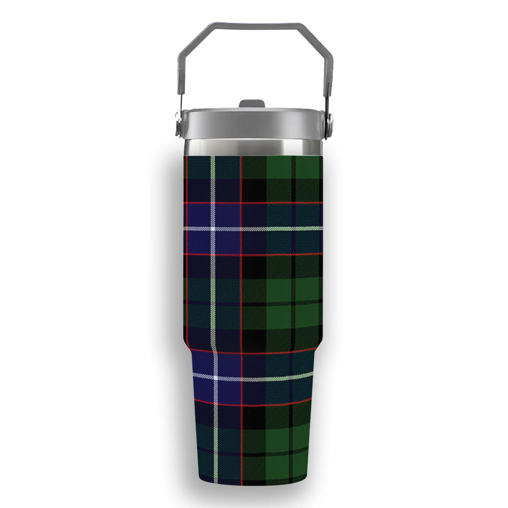 ScotsTee Shop Scottish Russell SC Tartan Flip Straw Tumbler 20oz 30oz