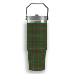 ScotsTee Shop Scottish McKinnon Hunting Modern Tartan Flip Straw Tumbler 20oz 30oz