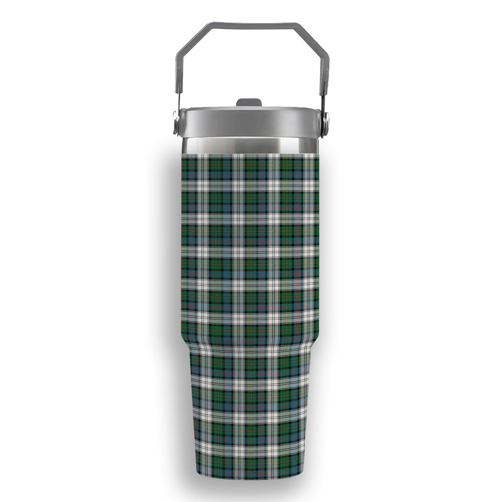 ScotsTee Shop Scottish Malcolm Dress Ancient Tartan Flip Straw Tumbler 20oz 30oz