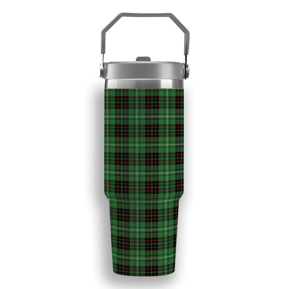 ScotsTee Shop Scottish MacAulay of Lewis Ancient Tartan Flip Straw Tumbler 20oz 30oz