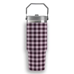 ScotsTee Shop Scottish MacPherson Hunting Modern Tartan Flip Straw Tumbler 20oz 30oz