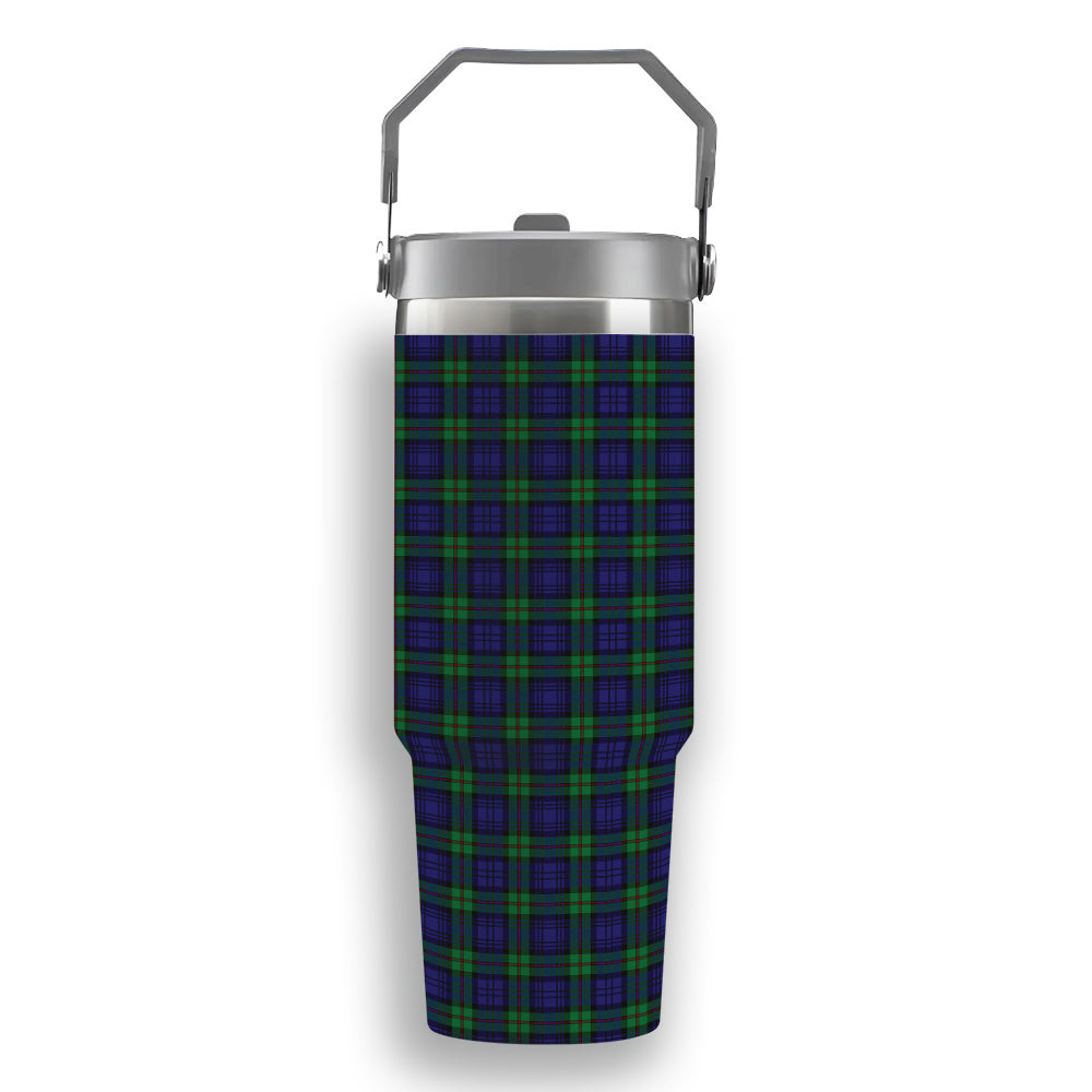 ScotsTee Shop Scottish McKinlay Modern Tartan Flip Straw Tumbler 20oz 30oz