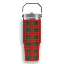 ScotsTee Shop Scottish McAuley Modern Tartan Flip Straw Tumbler 20oz 30oz