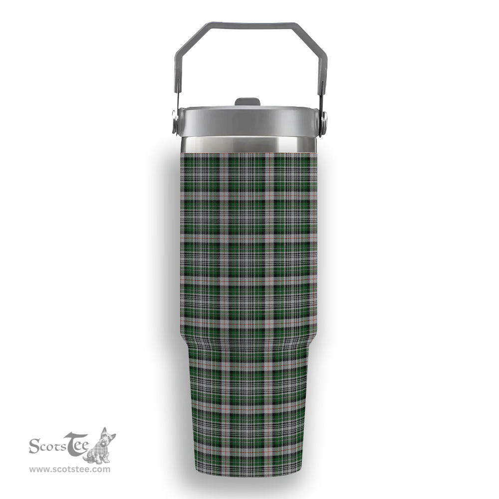 ScotsTee Shop Scottish MacKenzie MacGregor-Hastie Tartan Flip Straw Tumbler 20oz 30oz