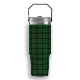 ScotsTee Shop Scottish Kincaid Tartan Flip Straw Tumbler 20oz 30oz