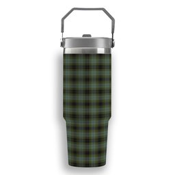 ScotsTee Shop Scottish MacIver Family Tartan Flip Straw Tumbler 20oz 30oz