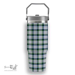 ScotsTee Shop Scottish MacNaughton Dress Ancient Tartan Flip Straw Tumbler 20oz 30oz