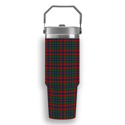 ScotsTee Shop Scottish Kilgour Symmetrical Tartan Flip Straw Tumbler 20oz 30oz