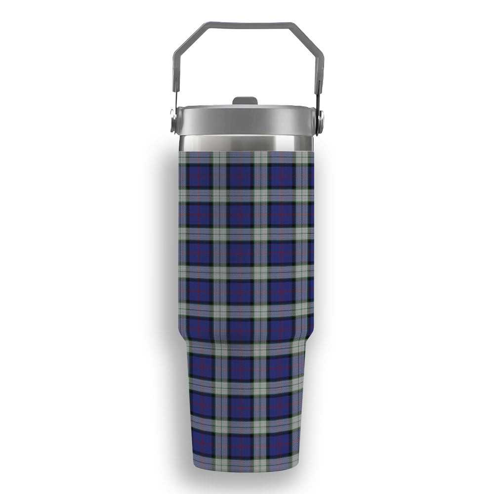 ScotsTee Shop Scottish Sinclair Dress Tartan Flip Straw Tumbler 20oz 30oz